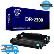 Image of Twin Pack Compatible Brother DR-2300 2x Black Drum Unit DCP-L2500 DDCP-L2520DW