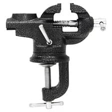 Image of Table Vice Home Garage Repair DIY Handy Tools 60mm - Black 16279