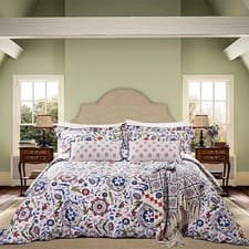 Image of Joules Festival Flowers Duvet Cover Set Navy & Multi