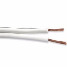Image of 25m White Speaker Cable Wire 42 Strand OFC Pure Copper Speaker Wire