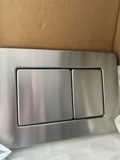 Image of Brushed Stainless Steel -Flush Plate For Geberit Sigma Cistern
