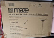 Image of Maze Hestia 1500w Electric Patio Heater Outdoor Garden