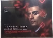 Image of The Card Counter (2021) D/S UK Quad Poster, Oscar Issac, Paul Schrader