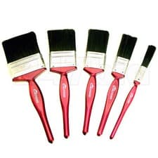 Image of 5 PACK PAINT BRUSH SET 12MM 25MM 38MM 50MM 63MM SIZE BRUSHES