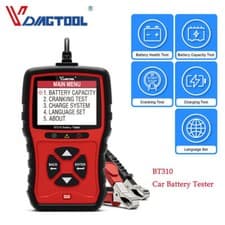 Image of 12V 24V Car Battery Tester 100-2000 CCA Truck Load Detect Analyzer Tool BT310