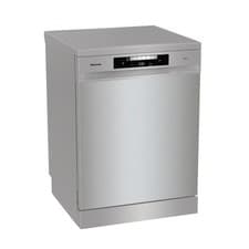 Image of Hisense Hi4 Freestanding Dishwasher - Auto Dry, D-Rated, Silver HS642D90XUK