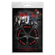 Image of Motley Crue Classic Logo Souvenir Printed Plectrum Pack Officially Licensed