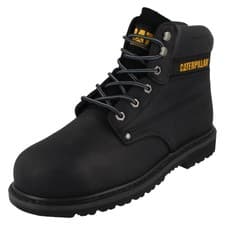 Image of Mens Caterpillar Safety Wide Leather Work Boots 'Powerplant Sb Hro P72462'