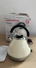 Image of MINOR SCRATCHES Morphy Richards Venture Cream Pyramid Kettle 1.5L 3kW 100132