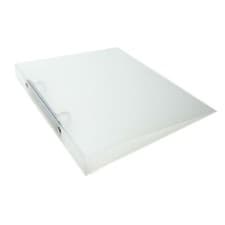 Image of Pack of 10 A5 Slim Clear Translucent Ringbinders - Filing Ring Binder Storage