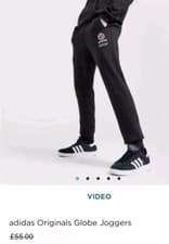 Image of Adidas Originals Fleece Track Pants Joggers Men's Size: Large
