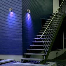 Image of Modern Stainless Steel Outdoor Single Wall Light IP65 Garden Down Luminaire