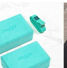 Image of Myga Yoga 2 in 1 Belt & Sling TURQUOISE