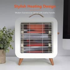 Image of Warmlite Infrared Desk Heater, Ultra-Quiet Compact & Easy To Use 550 W