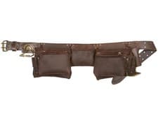 Image of Kuny's - 19427 Oil Leather Construction Apron 12 Pocket