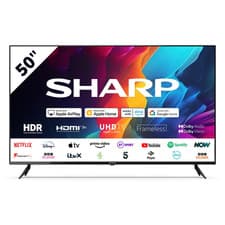 Image of SHARP 50 Inch TV 4K Ultra HD HDR Frameless Roku TV LED Television 50FJ2K