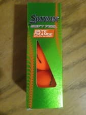 Image of Srixon Soft Feel 13 Brite Orange Golf Balls 1 Seeve (3 Balls) 2023