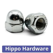 Image of M6 (6mm) Dome Nuts Hex Domed Nut Acorn Cap Nuts Stainless Steel A2 DIN 1587