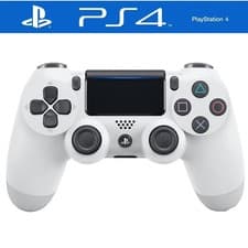 Image of PS4 Official Dual Shock 4 White Controller V2