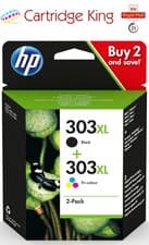 Image of HP 303XL 2-pack Black/Tri-colour Original Ink Cartridges - 3YN10AE