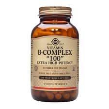 Image of Solgar Vitamin B-Complex "100" Extra High Potency Vegetable Capsules
