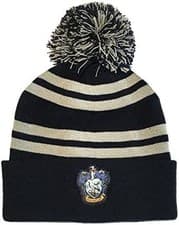 Image of HARRY POTTER House Beanie Hat RAVENCLAW Badge Unisex One Size