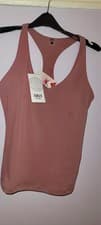 Image of Biba activewear pink v-neck vest size 12 - new, unworn with tags