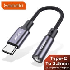 Image of USB Type C TO 3.5mm AUX Audio Jack Headphone Adapter Braided Cable For Samsung