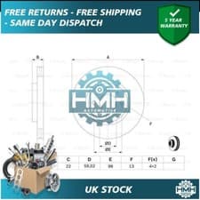 Image of Fits Panda Doblo 500 Fiorino Stilo Bipper Nemo MiTo HMH Front Brake Disc