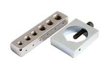 Image of GUNSON 77080 Safety Wire Nut & Bolt Jig Kit Metric For Locking Wire Drilling