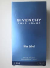 Image of GIVENCHY BLUE LABEL POUR HOMME 50ML EAU DE TOILETTE SPRAY- New in box (as pic)