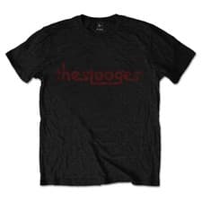 Image of Iggy Pop And The Stooges Vintage Logo T Shirt