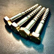 Image of 10mm Hex Coach Screw A2 304 Stainless Steel Heavy Duty