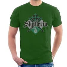 Image of All+Every Harry Potter Slytherin Quidditch Crest Men's T-Shirt