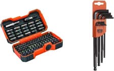 Image of Bahco BH59/S100BC 100 Pcs Bit Set for Slotted, Phillips, Pozidriv, Hexagon, Robe