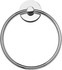 Image of Croydex Towel Ring Flexi-Fix Britannia Durable Chrome Plated Towel Ring