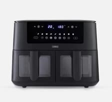 Image of Tower Vortx Vizion 8-Litre Dual Basket Air Fryer (Model T17151).
