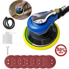 Image of 150mm 6" Variable Speed Random Orbital Dual Action DA Air Sander Sanding Tool