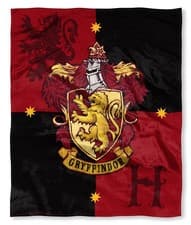 Image of Harry Potter House Crests Silk Touch Throw 50" x 60"- Choose From All 4 Houses