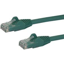 Image of StarTech.com 1m CAT6 Ethernet Cable - Green CAT 6 Gigabit Ethernet Wire -650MHz