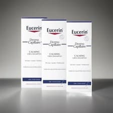 Image of Eucerin DermoCapillaire Calming Urea Shampoo 250ml x3 CHEAPEST ON EBAY 🚚 📦