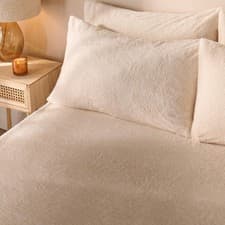 Image of OHS Teddy Fleece Fitted Sheet Thermal Warm Single Double King Bedding NEW
