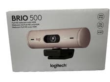 Image of Logitech Brio 500 Full HD Webcam 1080p 720p 4MP - ROSE PINK HDR BNIB