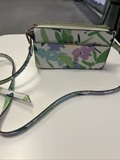 Image of Accessorize Floral Printed Cross-Body Bag NEW with Strap