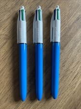Image of Bic 4 Colour Original Retractable Pen, 4 Colours In 1 Pen, 1.0mm Nib ( 3 PENS )