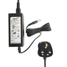 Image of 15V 1A/1.5A/2A Mains AC-DC Adaptor Power Supply Positive Centre Polarity 5.5mm
