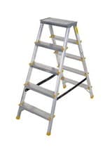 Image of Drabest Aluminium Double Sided Step Ladders 2 - 8 Tread