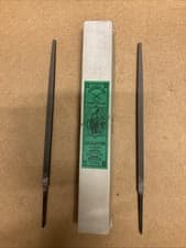 Image of 2 Nicholson 10” Square Engineers Files ( 1 Second Cut, 1 Bastard Cut )