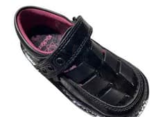 Image of Kickers Kick T Hurache Palt IF Premium Girls School Shoes UK Kids Sizes 1-13444