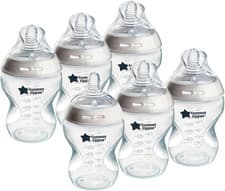 Image of Tommee Tippee Natural Start Baby Bottles for 0M+, Pack of 6 260Ml Baby Bottles,
